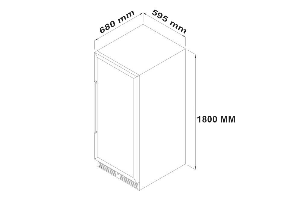 Tủ rượu vang MWF1800HT (166~170 chai)